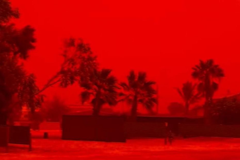 Langit Australia Merah Membara