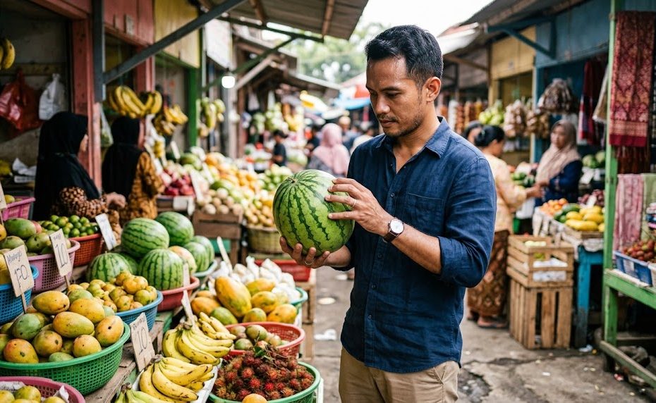 Cara Memilih Buah Semangka