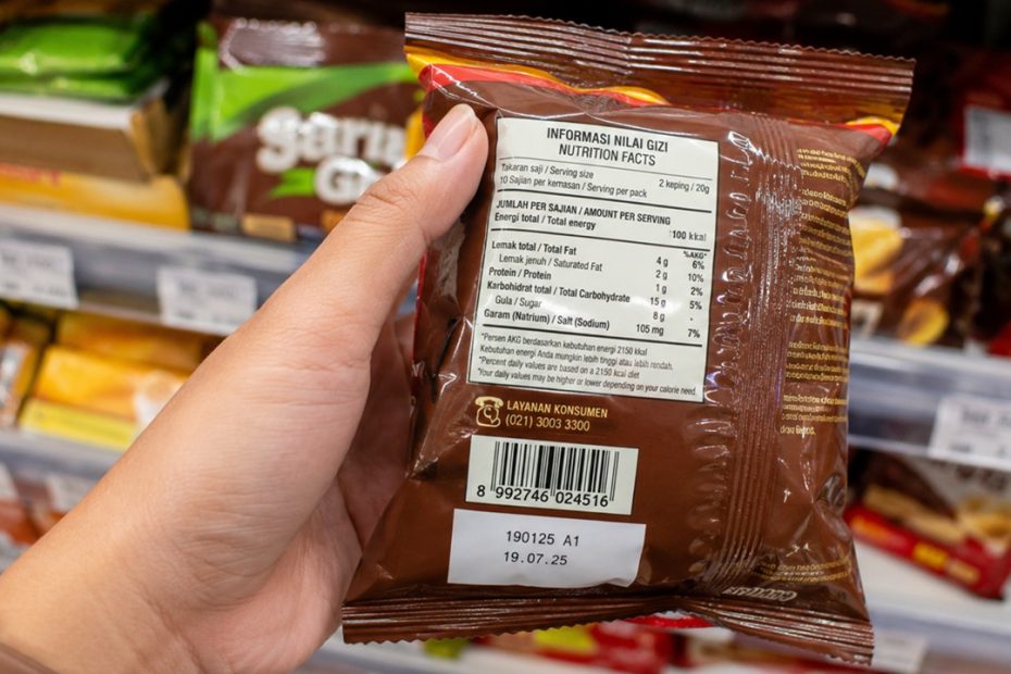 Informasi Nilai Gizi pada Kemasan Makanan