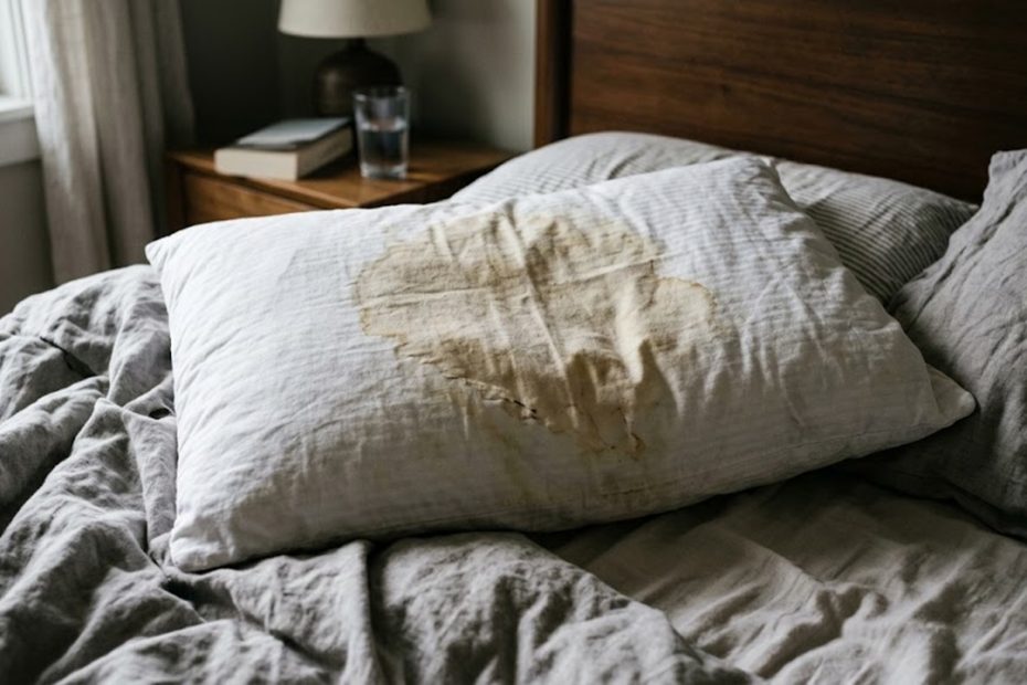 Cara Menghilangkan Bekas Keringat di Bantal