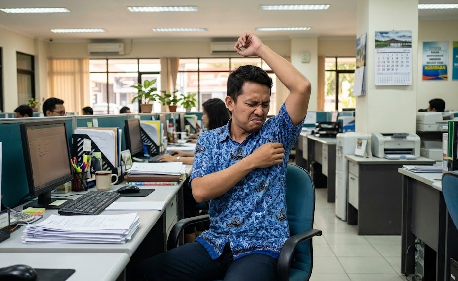 Cara Menghilangkan Bau Ketiak Saat di Kantor