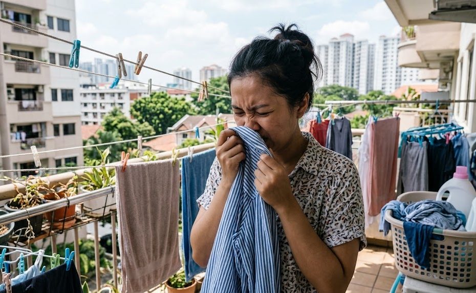 Baju Masih Bau Apek setelah Dicuci dan Dijemur