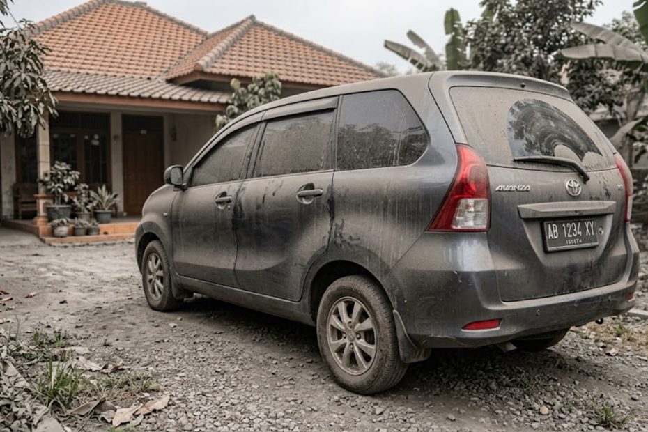 Cara Bersihkan Mobil dari Abu Vulkanik
