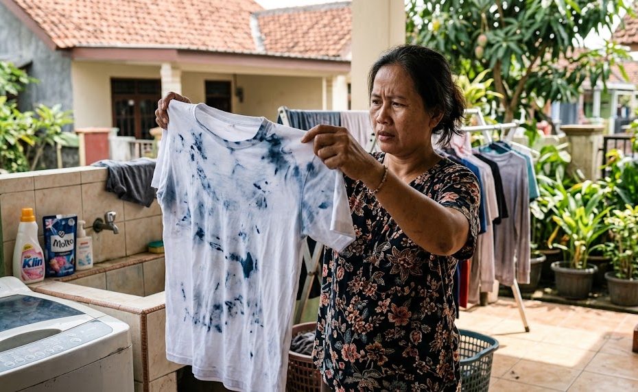 Cara Menghilangkan Noda Luntur