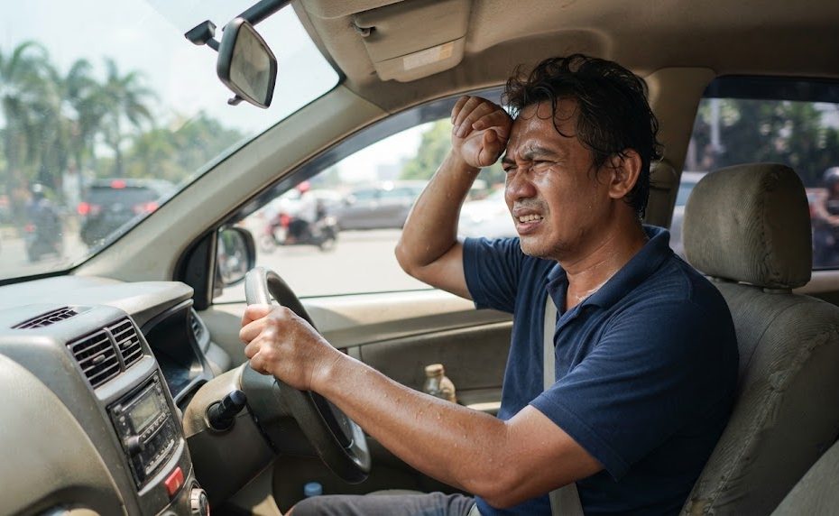 Berkendara saat Cuaca Panas
