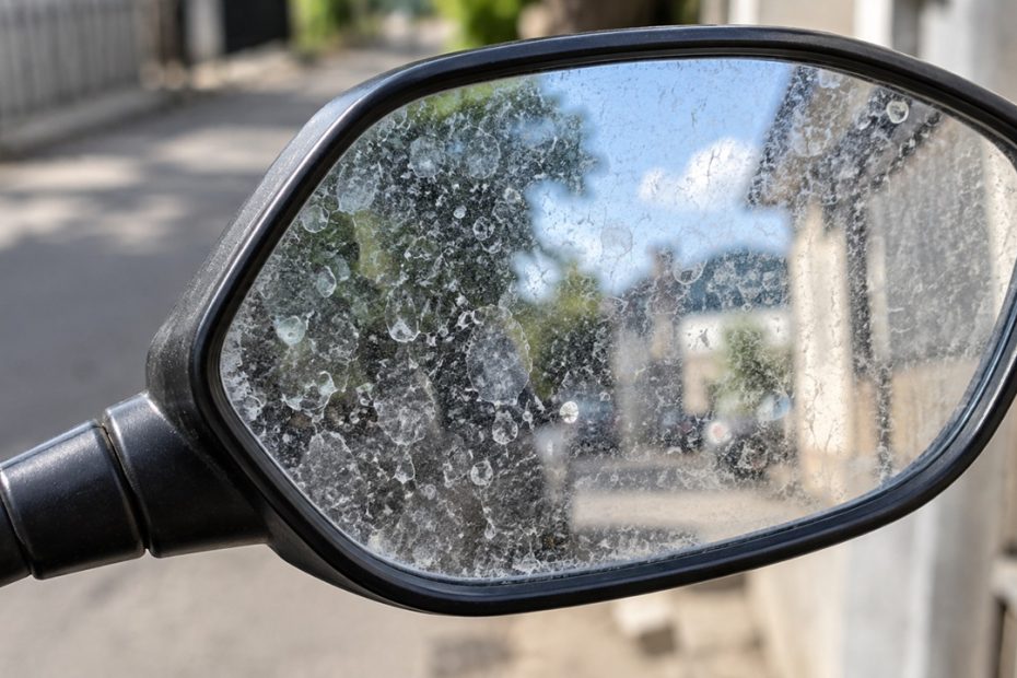 Spion motor berkerak